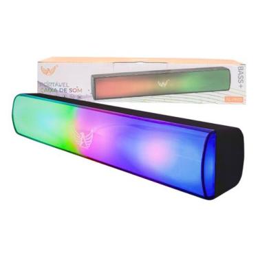 Imagem de Caixa Som Soundbar Bluetooth 10w Led Tv Notebook Al-8665 - Altomex