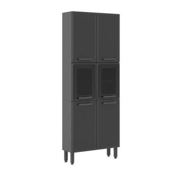 Imagem de Paneleiro Duplo Bertolini Estilo em Aço com 6 Portas e 6 prateleiras C