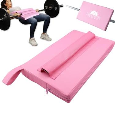 Imagem de Lights Mountain Almofada quadrada de espuma extragrossa protetora para halterofilismo, impulsos no quadril e pontes de glúteos, treinos e equipamentos de ginástica em casa