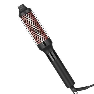 Imagem de Escova de ferro de ondulação hopopower 1,5 cm Cerâmica Dupla PTC Aquec
