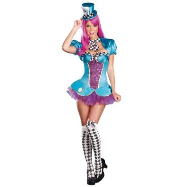 Imagem de Dreamgirl Fantasia feminina Totally Madd, Azul, G