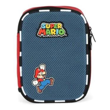Imagem de Estojo Box Grande 100 Pens Bolsinha Porta Lápis Super Mario-Unissex