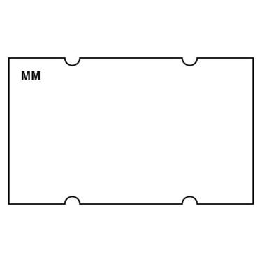Imagem de DayMark Safety Systems IT120671 MoveMark Date Coder Etiqueta removível em branco, para DM5 SpeedyMark 5, pistola de marcação de 3 linhas, branca, pacote com 6 rolos
