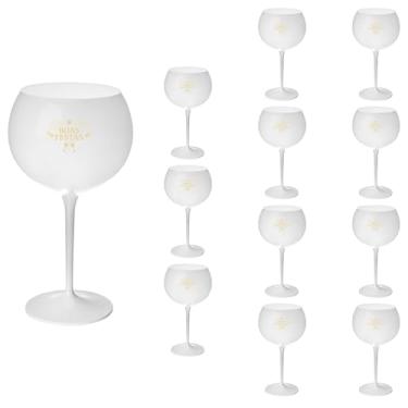 Imagem de Taça Acrílico 600ml Premium Taça Gin Boas Festas 12pçs (BRANCO)