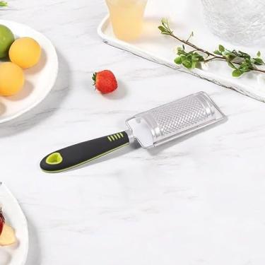 Imagem de Espremedor de alho de aço inoxidável, triturador de alho resistente, triturador de alho altamente eficaz com cabo fácil de espremer, triturador de alho, fácil de limpar, preto, prata