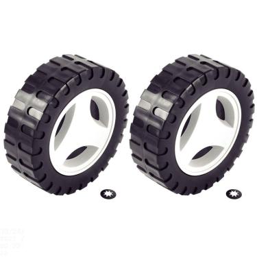Imagem de Roda Menor ø 140 Mm E Calota Plástica (2 Un.) Para Cortador De Grama Ce35m2 E Ce35p