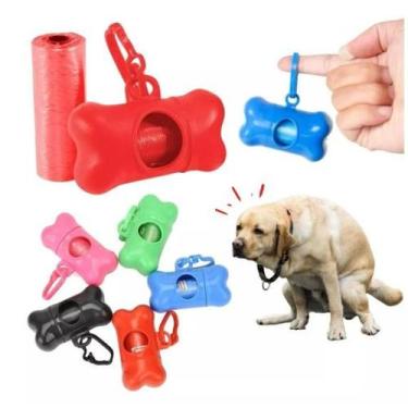 Imagem de Kit Cata Caca Coco Cachorro C/ 1 Refil Saco Pet Cães e Gatos - Zein, A