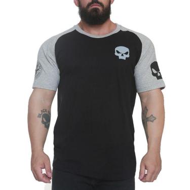 Imagem de TSHIRT SKULL ARMY PRETO - BLACK SKULL - CLOTHING (XXL)-Unissex