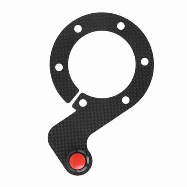 Imagem de Kits de Botões de Buzina Externa de Fibra de Carbono, Acessórios Premium, Carro de Corrida/OMP/Nardi/, Volante Com Botão Duplo Preto (um)