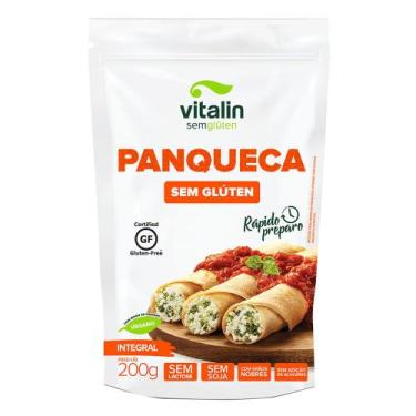 Imagem de Mistura para Massa de Panqueca Integral Sem Glúten Vitalin 200g