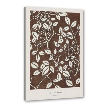 Imagem de Pôster Hasui Kawase Ohara Koson Impressões Katsushika Hokusai Pintura em Tela Onda Japonesa Arte de Parede Hiroshige Imagens para Decoração de Casa (SKU9,12 x 40,6 cm = (30 x 40 cm), Emoldurado (Tela