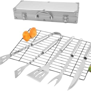 Imagem de Kit Para Churrasco 4 Pecas com Maleta