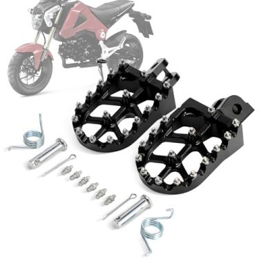 Imagem de Pés largos CNC para Harley Davidson Dyna Sportster Fatboy Iron 883 Fat Boy Softail Glide Street Custom CVO Road