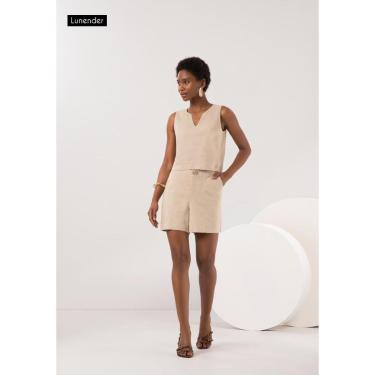 Imagem de SHORTS TECIDO LINHO C/ELASTANO-Feminino