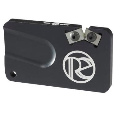 Imagem de Redi-Edge Afiador de facas de bolso – Ferramenta compacta de afiar facas de tamanho de cartão de crédito com cortadores de duromite em ângulo de 40° para caça, acampamento, EDC e facas de cozinha