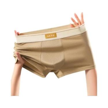 Imagem de Shorts Boxer De Algodão plus Size Para Homens, Sexy, Confortáveis E Ma