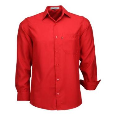 Imagem de Camisa Masculina Social Não Amassa Modelagem Tradicional 832 - AMIL CO