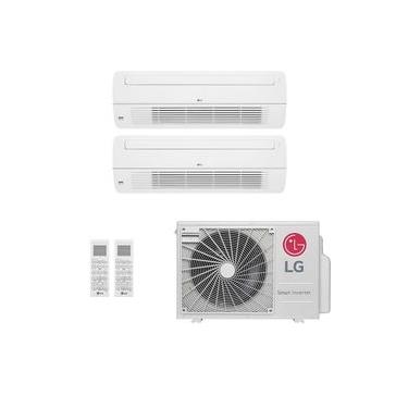 Imagem de Ar-Condicionado Multi Split Inverter LG 18.000 (2x Evap Cassete 1 Via 12.000) Só Frio 220V