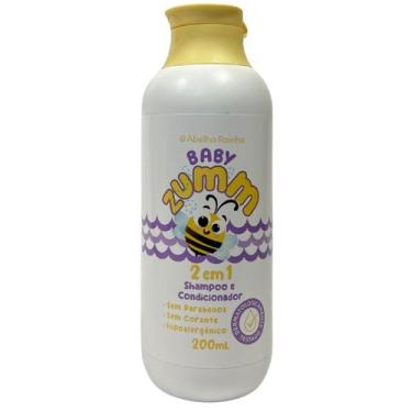 Imagem de Shampoo e Condicionador 2 em 1 Baby Zumm Abelha Rainha 200ml