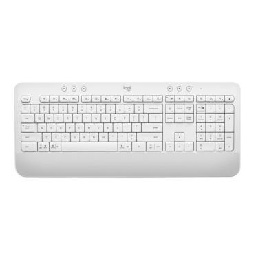 Imagem de Teclado sem Fio Logitech K650 - Padrão US - Receptor USB LogiBolt ou Bluetooth - Branco - 920-010965-Unissex
