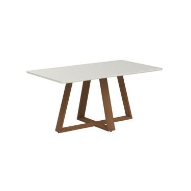 Imagem de Mesa de Jantar Retangular  Vidro para 6 Lugares Avena 184 cm