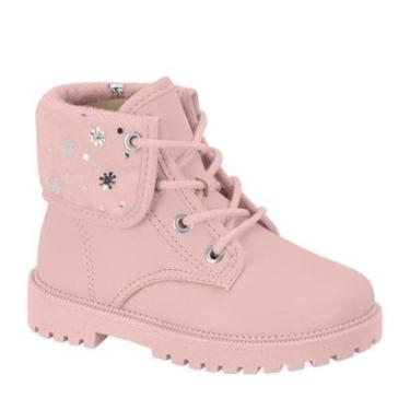 Imagem de Bota Coturno Infantil Menina Molekinha Pelo Casual 2126.524 - Preto - 23-Feminino