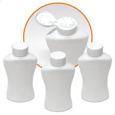 Imagem de Frasco Talqueira para Pó Porta Talco 100g Mamãe Bebê Kit 3un - Bauiba