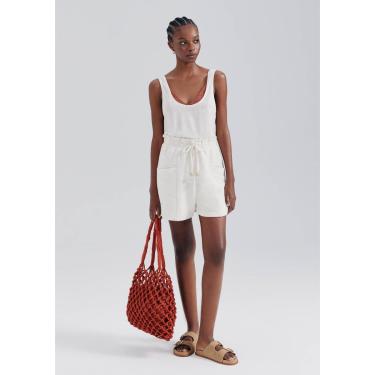 Imagem de Shorts Feminino Texturizado Com Linho Hering-Feminino