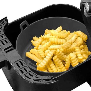 Imagem de 5 Forma Cozimento Fritadeira Silicone Com Alça Air Fryer Microondas 22