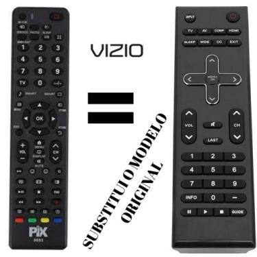 Imagem de Controle Remoto UNIVERSAL PARA TV VIZIO  Vr10  Para Vizio Tv Razor Led