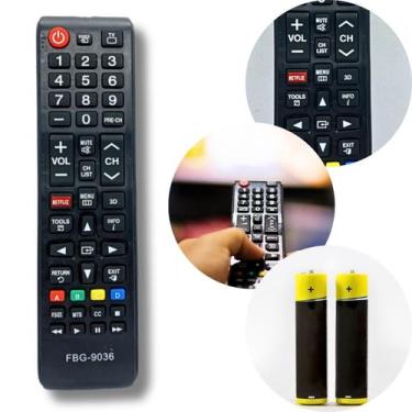 Imagem de Kit Controle Compatível Samsung e Netflix - FBG- 9036-Pilha - FBG Come
