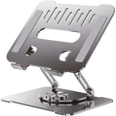 Imagem de Suporte para Notebook Ajustável Base Giratória 360º Apoio Dobrável Lap