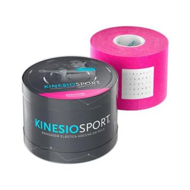 Imagem de KinesioSport Bandagem Elástica Adesiva 5m x 5cm, Rosa