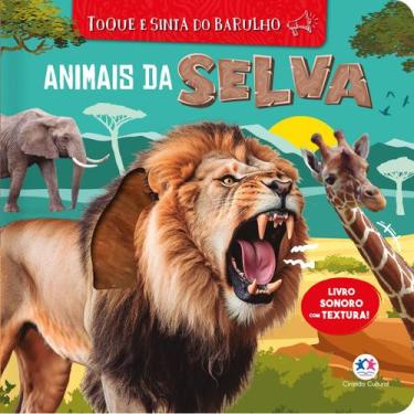 Imagem de Livro - Animais da selva - Toque e sinta do barulho - Livro sonoro com