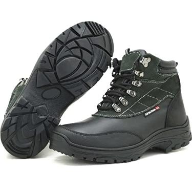 Imagem de COTURNO ADVENTURE MASCULINO TREKKING COURO 246 KM VERDE MIL Cor:Verde;Tamanho:43