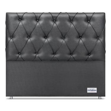 Imagem de Cabeceira Murat Facto Nero Casal (9x140x125) - Ortobom