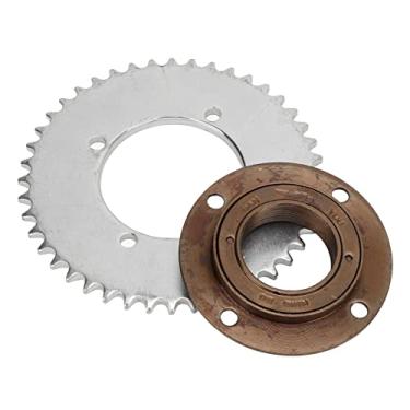 Imagem de roda livre sem dentes de 4 furos,Roda livre de velocidade ¨²nica de bicicleta, kit de roda dentada de corrente traseira T8F 44T para acess¨®rio de substitui??o de bicicleta, Roda livre sem dentes