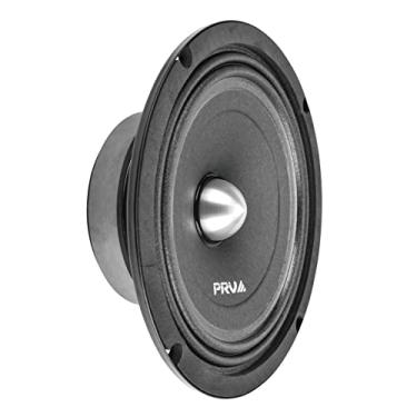 Imagem de PRV Audio Alto-falante Buller 8MR400B-4 de 8 polegadas raso, 4 Ohm, alto-falantes finos para carro de montagem rasa, 400 Watts de potência programada, bobina de voz de 3,8 cm, 200 Watts RMS, compacto
