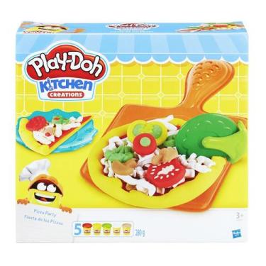 Imagem de Massa De Modelar - Play-Doh Kitchen Creations - Festa Da Pizza - Hasbr