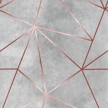 Imagem de Papel De Parede Adesivo Zara Rose Cimento Quarto Sala 1m