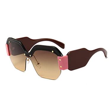 Imagem de Óculos de sol punk de grandes dimensões, armação grande, óculos de sol quadrados, designer, moda, modelagem única, óculos, rd327,5, tamanho único