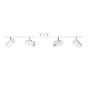 Imagem de SPOT SOBREPOR EM ALUMINIO GZ -10 515 4 TRILHO BRANCO