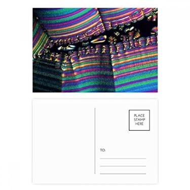 Imagem de Cartão postal Science Bioplast padrão microcósmico conjunto de cartões postais de aniversário para enviar cartões de agradecimento