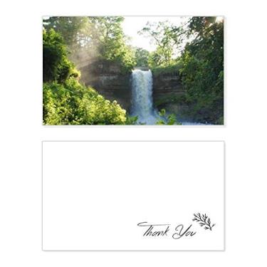 Imagem de Cachoeira, ciência, natureza, paisagem, agradecimento, cartão de agradecimento, papel de aniversário, agradecimento de casamento