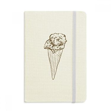 Imagem de Caderno com desenho de chocolate crocante, capa dura oficial, diário clássico
