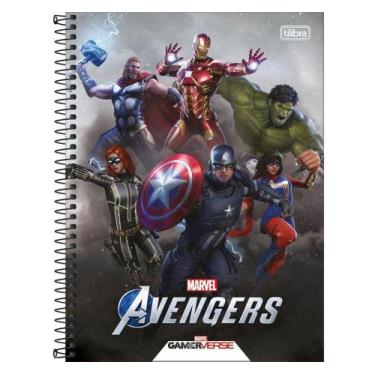 Imagem de Caderno Universitário Marvel Avengers 1/4 80 Folhas - Starschool