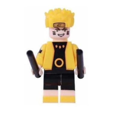 Imagem de Boneco Blocos De Montar Uzumaki Naruto Modo Rikudou Sennin