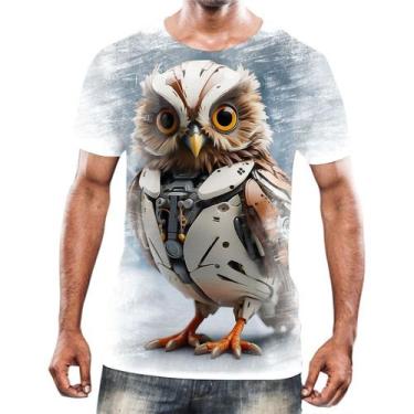 Imagem de Camiseta Camisa Animais Corujas Misticas Aves Noturnas Hd 24 - Enjoy S