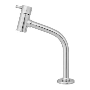 Imagem de Torneira Link Baixa Bancada Lavatorio Banheiro Cuba Lavabo Bica Mesa Metal Luxo 45º Cromada - Dazie Metais