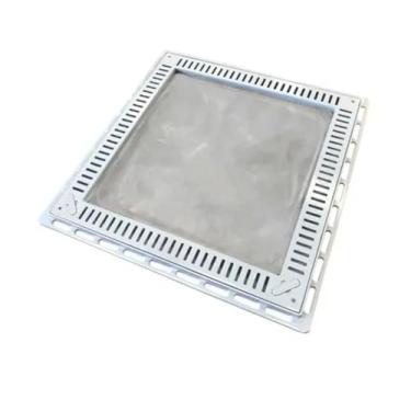 Imagem de Tampa 80x80 Articulada Rebaixada Casa Máquinas Piscina Gda (Branco - 3180)